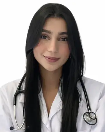 Dra. Valentina Araque, alumna de ESP Posgrado Médico Brasil (Colombia)